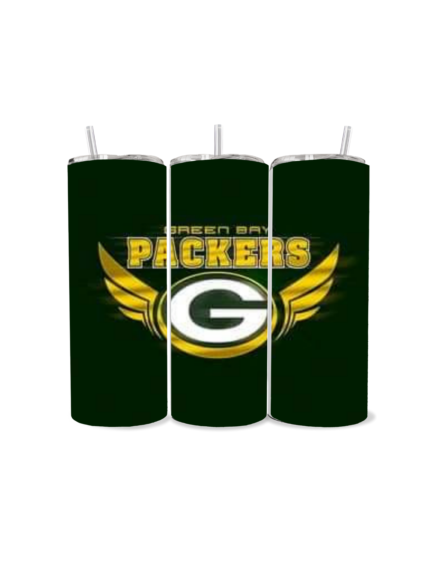 💚🏈 Green Bay Glory 20oz Tumbler – Winged Victory Edition 🏈💛