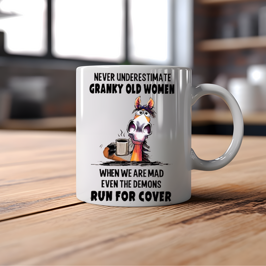 Cranky Old Woman Coffee Mug